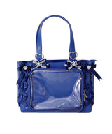 レースアップリボンキラキラビジュー痛バッグ