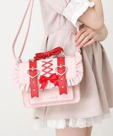 選べるデザインリボンショルダーバッグ