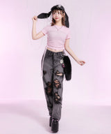 クラッシュデニム【大きいサイズ有】