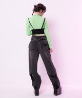 クラッシュデニム【大きいサイズ有】