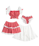 6wayフリルリボン水着