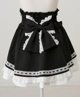 カシュクールフリルはしごレーススカート