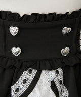 カシュクールフリルはしごレーススカート