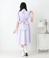 コットンバルーンボウタイリボンワンピース