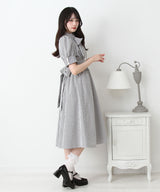 コットンバルーンボウタイリボンワンピース