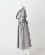 コットンバルーンボウタイリボンワンピース