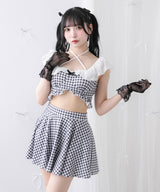 ロマンティックレースフリルマルチウェイ水着