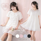 シアードットチュニックティアードワンピース【大きいサイズ有り】