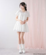 シアードットチュニックティアードワンピース【大きいサイズ有り】