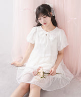 シアードットチュニックティアードワンピース【大きいサイズ有り】