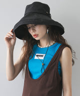 被る日傘ハット