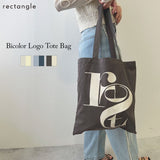 バイカラーロゴトートーバッグ