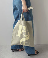 バイカラーロゴトートーバッグ