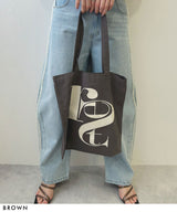 バイカラーロゴトートーバッグ