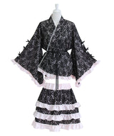 総レースリボン浴衣ドレス