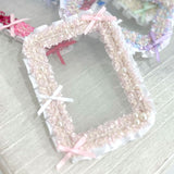 推し活ツイードリボントレカケース