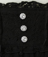 選べる丈レースフリルリボンスカート