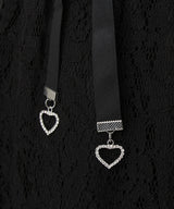 選べる丈レースフリルリボンスカート