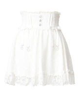 選べる丈レースフリルリボンスカート