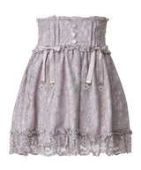 選べる丈レースフリルリボンスカート