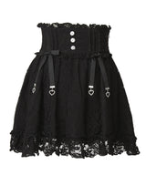 選べる丈レースフリルリボンスカート