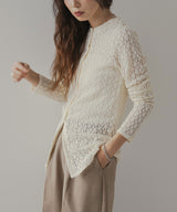 シアーレースビスチェセットトップス