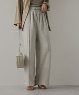 ミックスツイードリラックスパンツ