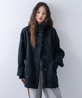 【予約 11/7発送】フェイクムートンスタンドジャケット