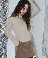 ビスチェドッキングニット