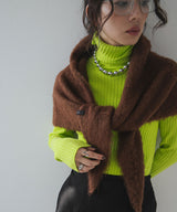 モヘアニットスカーフ