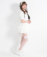 フリルセーラーカラークロップド丈半袖トップス【セットアップ可】【大きいサイズ有】