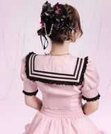 レースフリルティアードミニスカパン【セットアップ可】【スカート】【大きいサイズ有】