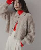 フェザーヤーンカーディガン【ニット】