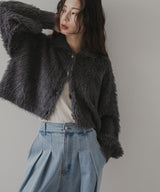 フェザーヤーンカーディガン【ニット】