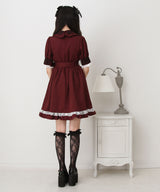 キラキラビジューレース重ねワンピース