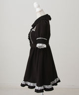 キラキラビジューレース重ねワンピース