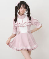 フリルたっぷりジャージセットアップ