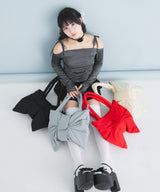 2wayリボントートバッグ