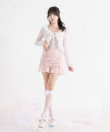 【メール便】重ねリボンレースソックス