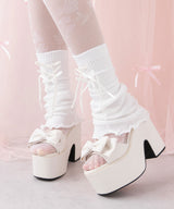 トリプルリボンレッグウォーマー