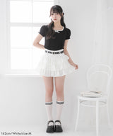 ハートベルトセットティアードスカパン【大きいサイズ有り】