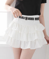 ハートベルトセットティアードスカパン【大きいサイズ有り】