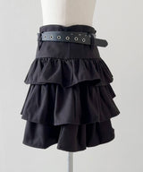 ハートベルトセットティアードスカパン【大きいサイズ有り】