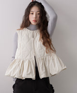 フレアキルティングベスト