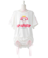 【ご好評につき完売しました】【海外発送不可】【サンリオ×DML】リボンレースビッグTシャツ