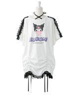 【ご好評につき完売しました】【海外発送不可】【サンリオ×DML】リボンレースビッグTシャツ