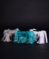 【最上もが着用】カラーファーボストンバッグ