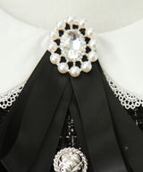 ラメツイードリボンタイトワンピース