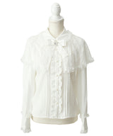 2wayレースケープリボンブラウス