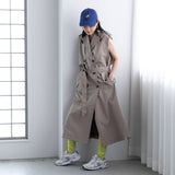 袖取り外しトレンチ&ジレコート